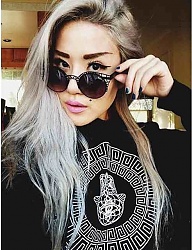 Fryzury Średnie Na co dzień Proste Rozpuszczone Blond - 2342094