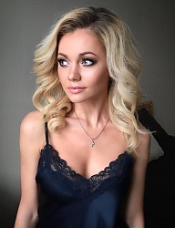 Fryzury Średnie Na co dzień Kręcone Rozpuszczone Blond - 3120143