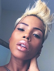 Fryzury Krótkie Na co dzień Proste Irokez damski Blond - 2811721