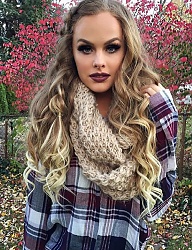 Fryzury Długie Na co dzień Kręcone Rozpuszczone Blond - 3076185