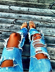 Moda Spodnie Jeansy - 2764384