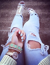 Moda Spodnie Jeansy - 2593698