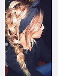 Fryzury Długie Na co dzień Proste Warkocze Blond - 2870585