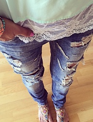 Moda Spodnie Jeansy - 2674795