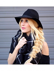 Fryzury Długie Na co dzień Proste Warkocze Blond - 3132660