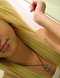 Fryzury Długie Alternatywne EMO Blond - 1386113