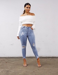 Moda Spodnie Jeansy - 3189743