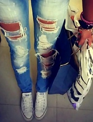 Moda Spodnie Jeansy - 1549522