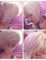 Fryzury Krótkie Na co dzień Proste Rozpuszczone Blond - 2342393