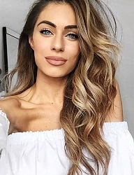 Fryzury Długie Na co dzień Kręcone Rozpuszczone Blond - 3151470