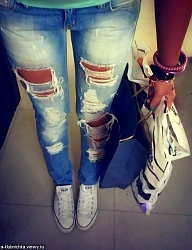 Moda Spodnie Jeansy - 1554529