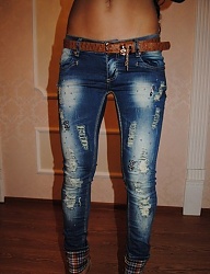 Moda Spodnie Jeansy - 2789552