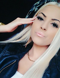 Fryzury Długie Na co dzień Proste Rozpuszczone Blond - 3009175