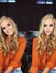 Fryzury Długie Na co dzień Kręcone Rozpuszczone Blond - 3021825