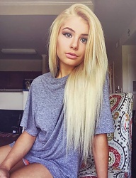 Fryzury Długie Na co dzień Proste Rozpuszczone Blond - 2992462