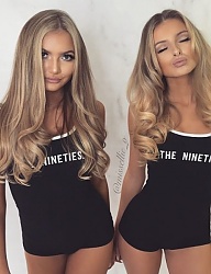 Fryzury Długie Na co dzień Kręcone Rozpuszczone Blond - 3149098