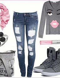 Moda Spodnie Jeansy - 1567876