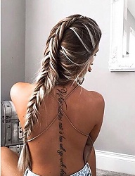 Fryzury Długie Na co dzień Kręcone Warkocze Blond - 3100050