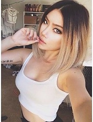 Fryzury Średnie Na co dzień Proste - 3141257