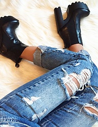 Moda Spodnie Jeansy - 2950234