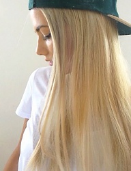 Fryzury Długie Na co dzień Proste Rozpuszczone Blond - 2157050