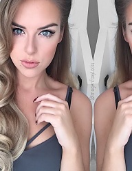 Fryzury Długie Na co dzień Kręcone Rozpuszczone Blond - 2987102