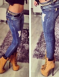 Moda Spodnie Jeansy - 2571081