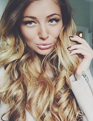 Fryzury Długie Na co dzień Kręcone Rozpuszczone Blond - 3074802