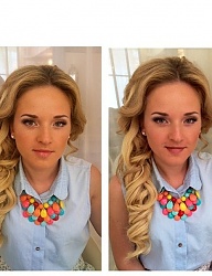 Fryzury Długie Ślubne Kręcone Rozpuszczone Blond - 2736012