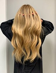 Fryzury Długie Na co dzień Kręcone Rozpuszczone Blond - 3273499