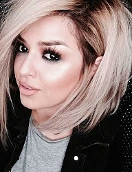 Fryzury Krótkie Na co dzień Proste Rozpuszczone Blond - 3241052
