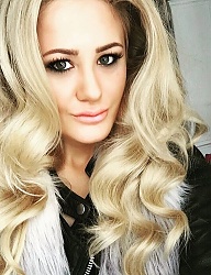 Fryzury Długie Na co dzień Kręcone Rozpuszczone Blond - 3192180