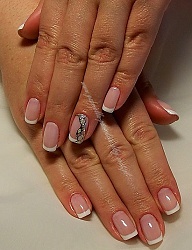 Paznokcie Naturalne French Kwadratowe - 2699817