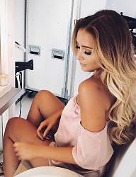 Fryzury Długie Na co dzień Kręcone Rozpuszczone Blond - 3177773
