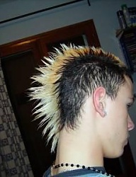 Fryzury Średnie Alternatywne Punk Rock - 355