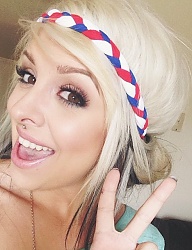 Fryzury Średnie Na co dzień Proste Upięcie Blond - 2686227