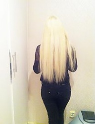 Fryzury Długie Na co dzień Proste Rozpuszczone Blond - 2031456