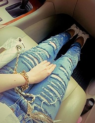 Moda Spodnie Jeansy - 1397839