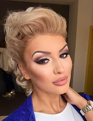 Fryzury Długie Na co dzień Kręcone Upięcie Blond - 3017302