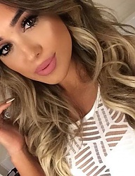 Fryzury Średnie Na co dzień Kręcone Rozpuszczone Blond - 3081439