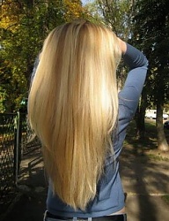 Fryzury Długie Na co dzień Proste Rozpuszczone Blond - 2419895
