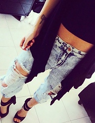 Moda Spodnie Jeansy - 2666811