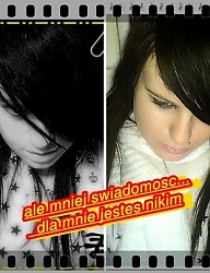 Fryzury Średnie Alternatywne EMO - 9557