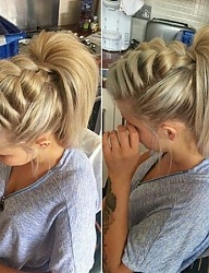 Fryzury Długie Na co dzień Proste Warkocze Blond - 3152594