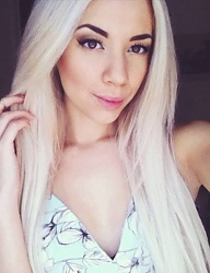 Fryzury Długie Na co dzień Proste Rozpuszczone Blond - 2998004