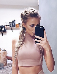 Fryzury Długie Na co dzień Proste Warkocze Blond - 3072555