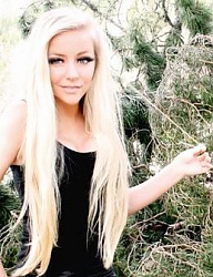 Fryzury Długie Alternatywne EMO Blond - 1383218