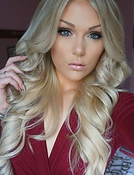 Fryzury Długie Na co dzień Kręcone Rozpuszczone Blond - 3086842