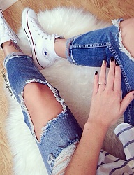 Moda Spodnie Jeansy - 2914288