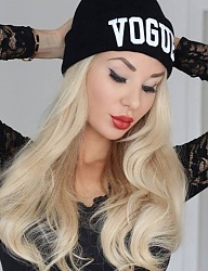 Fryzury Długie Na co dzień Kręcone Rozpuszczone Blond - 2399781